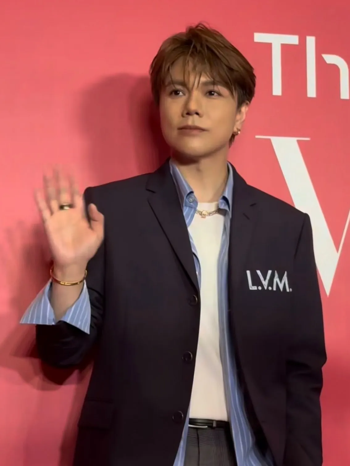 Louis Vuitton Pocket Embroidered Single Breasted Suit Jacket